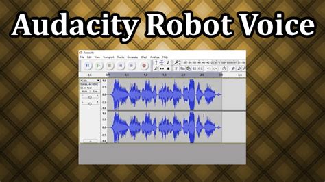 audacity remove robot voice