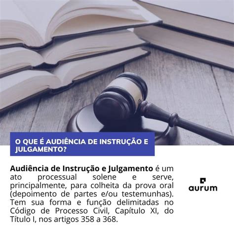 audiência de instrução e julgamento