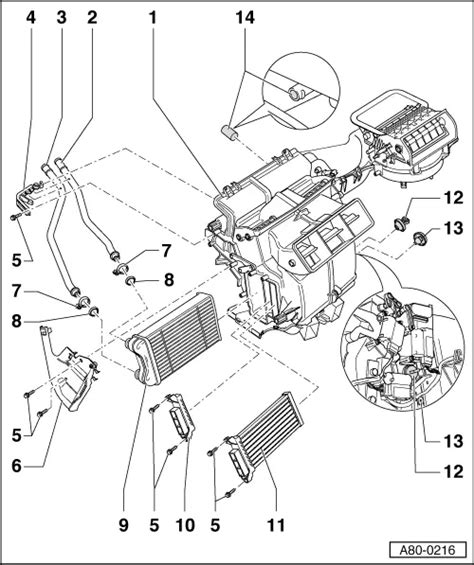 audi a4 heating system