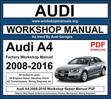 Audi A4 Workshop