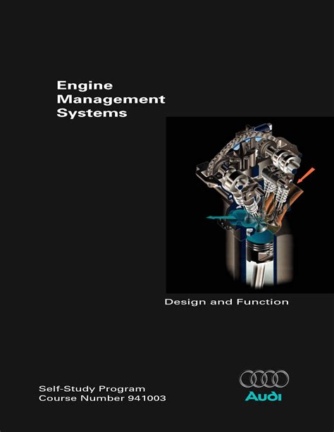 Audi Engine Management Systems Design And Function Technical Service Training Self Study Program