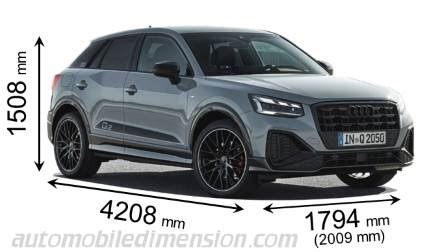 Audi Q2 Dimensioni