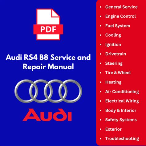 audi rs4 service manual