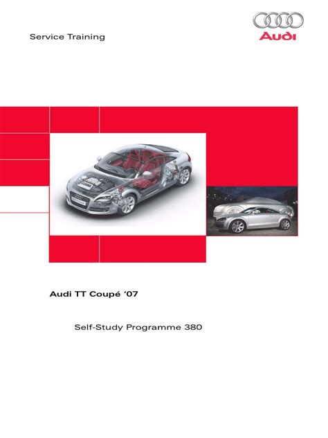 Audi Tt Technical Service Training Self Study Program