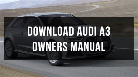 Read Online Audi A3 Owners Manual 2006 