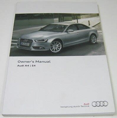 Read Audi B8 Owners Manual 