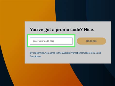 Audible Code Discount