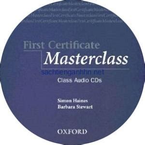 audio first certificate masterclass
