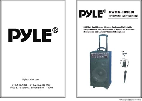 Read Online Audio Pyle User Guide 