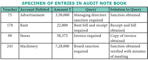 Audit Note Book