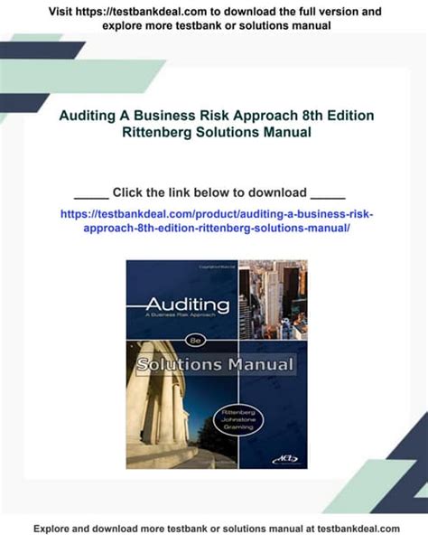 Read Auditing A Business Risk Approach 8Th Edition Pdf 