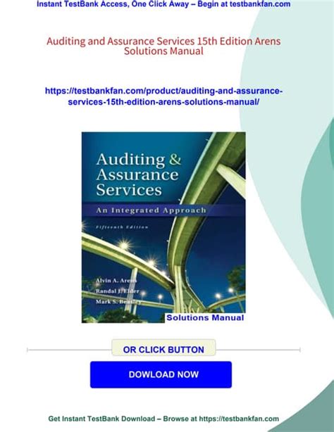 Read Online Auditing And Assurance Services 15Th Edition Pdf 