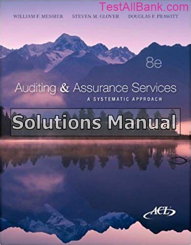 Download Auditing And Assurance Services 8Th Edition Solutions 