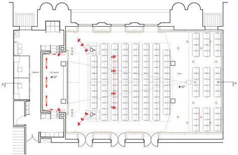Auditorium Plan With Dimensions