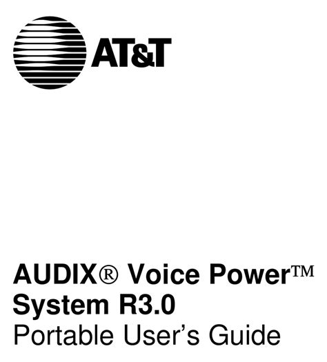 Download Audix Voicemail User Guide 