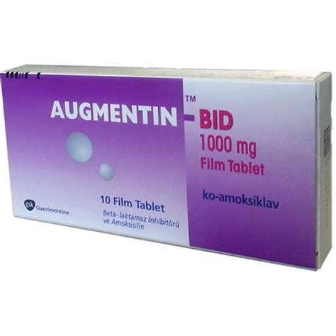 augmentin bid 1000 mg fiyat