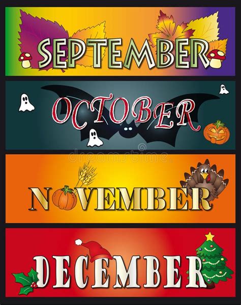 August September October November December   12 Months Of The Year In Order Good - August September October November December
