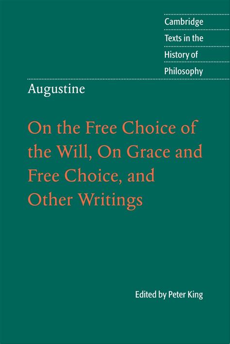 Augustine On Free Choice Of The Will Book 1 Summary