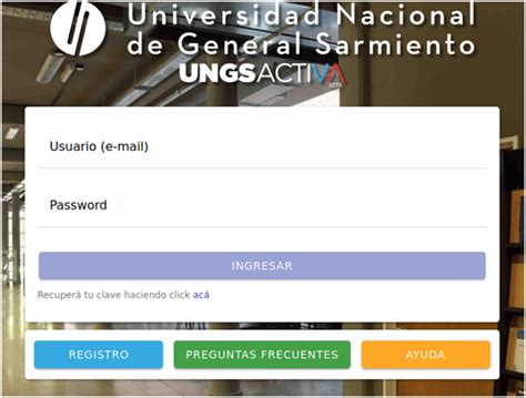 Aula Virtual Ungs