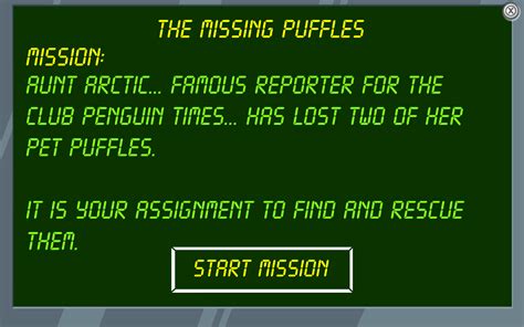 Aunt Arctic S Missing Puffles Walkthrough