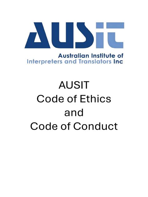 Ausit Code Of Ethics