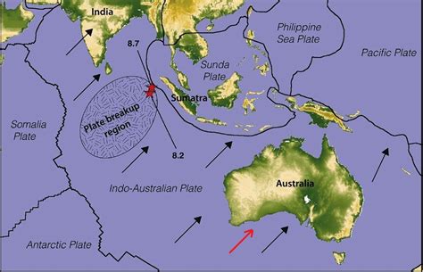 Australia Continental Drift