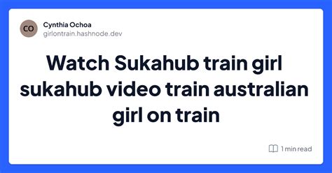 Australian girl on train leaked