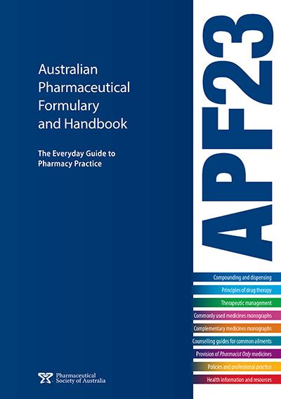 Read Australian Pharmaceutical Formulary And Handbook Free Download 