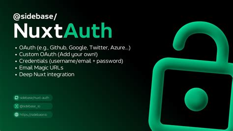 auth - nuxt auth docs