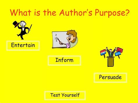 Author 039 S Purpose Powerpoint Amp Printable Ciera Author S Purpose Powerpoint 4th Grade - Author's Purpose Powerpoint 4th Grade