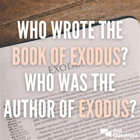 Author Of Exodus