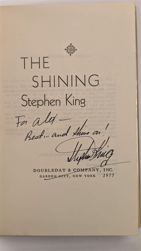 Author Of The Shining