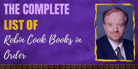 author robin cook book list
