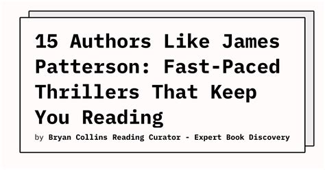 Authors Like James Patterson