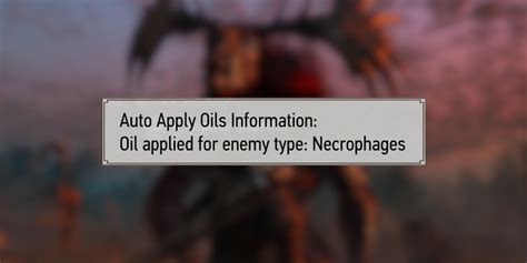 auto apply oils at the witcher 3 nexus mods and community