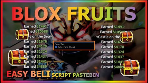 Auto Farm Blox Fruit Script Pastebin