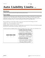 Auto Liability Limits Worksheet Answers Chapter 9 Auto Liability Limits Worksheet Answers - Auto Liability Limits Worksheet Answers