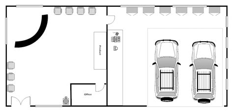 auto shop building floor plans