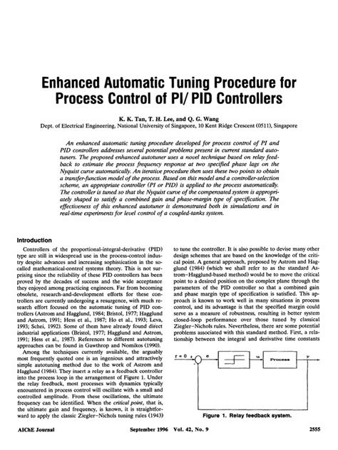 Auto Tuners For Pid Controllers