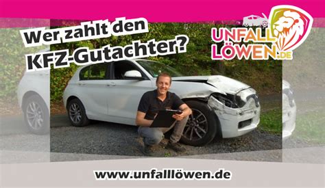 auto unfall wer darf den gutachter bestellen