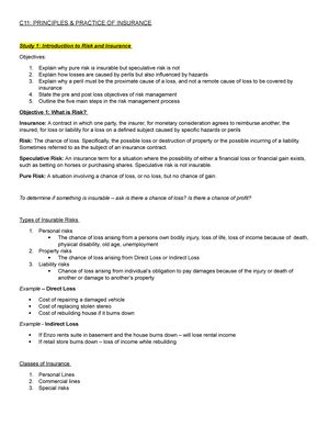 Read Auto Insurance Study Guide 