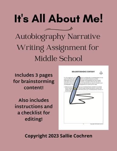 autobiography assignment for middle school