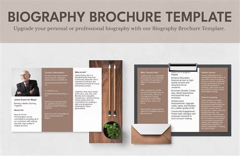 autobiography brochure maker