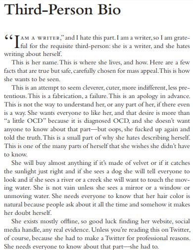 autobiography in third person examples