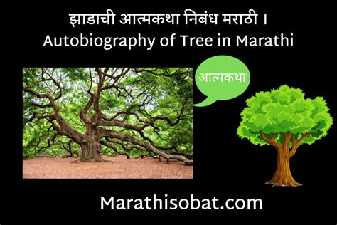 autobiography of a tree in marathi language