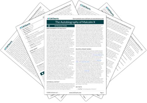 autobiography of malcolm x study guide