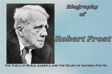 Autobiography Of Robert Frost