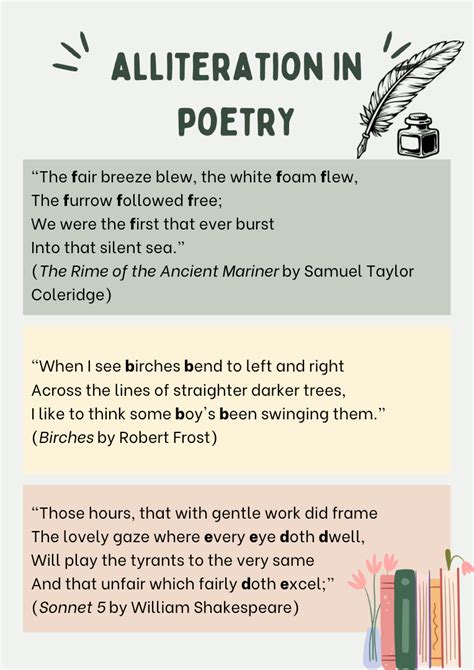 autobiography poetry examples of alliteration