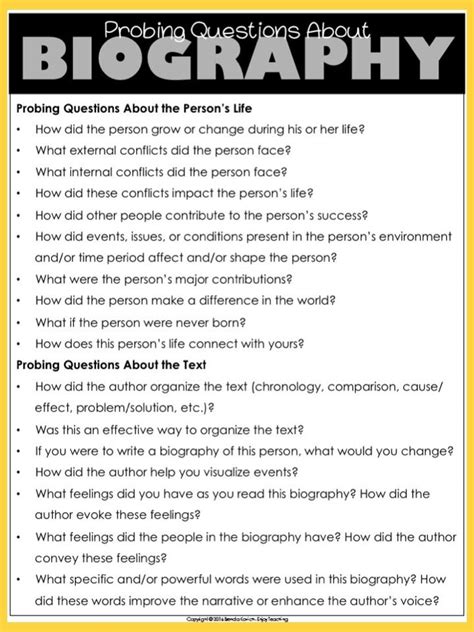 Autobiography Question Teaching Resources Tpt Autobiography Questions Worksheet - Autobiography Questions Worksheet
