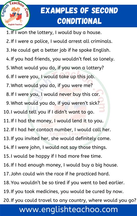 autobiography sentence starters for second conditional